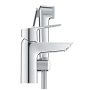 Grohe QuickFix Start Mosdócsaptelep S-es mérettel és bidé kézi zuhannyal, króm 23123003