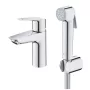 Grohe QuickFix Start Mosdócsaptelep S-es mérettel és bidé kézi zuhannyal, króm kivitelben