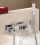 Grohe Eurocube kádcsaptelep, zuhany szettel 1/2 23141000