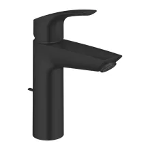   Grohe Eurosmart M méret mosdócsaptelep húzórudas leeresztővel, matt fekete 233222433