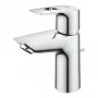 Grohe BauLoop egykaros mosdócsaptelep műanyag leeresztővel, S-es méret, króm 23335001