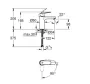 Grohe Eurosmart Cosmopolitan egykaros hidegindítású csaptelep M-méret leeresztőszelep nélkül Króm 2339800E