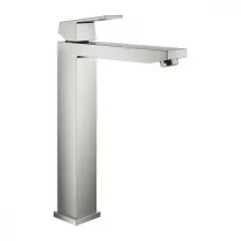   Grohe Eurocube egykaros mosdócsaptelep, XL-es méret, lefolyószelep nélkül, rozsdamentes acél hatású 23406DC0