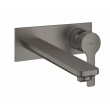   Grohe Lineare egykaros fali mosdó csaptelep kétlyukas kivitel, szálcsiszolt grafit 23444AL1