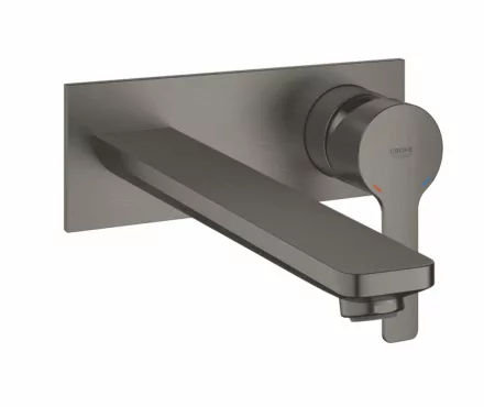 Grohe Lineare egykaros fali mosdó csaptelep kétlyukas kivitel, szálcsiszolt grafit 23444AL1