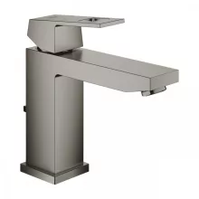   Grohe Eurocube egykaros mosdócsaptelep húzórudas leeresztővel, M-es méret, szálcsiszolt grafit 23445AL0