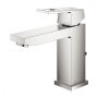 Grohe Eurocube egykaros mosdócsaptelep, M-es méret, húzórudas leeresztővel, rozsdamentes acél hatású 23445DC0