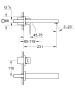 Grohe Eurocube 2-lyukas mosdócsaptelep M-es méret, króm 23447000