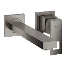   Grohe Eurocube 2-lyukas mosdócsaptelep M-es méret, szálcsiszolt grafit 23447AL0