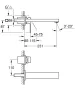 Grohe Eurocube 2-lyukas mosdócsaptelep M-es méret, szálcsiszolt grafit 23447AL0