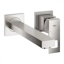   Grohe Eurocube 2-lyukas mosdócsaptelep M-es méret, rozsdamentes acél hatású 23447DC0