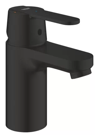Grohe Quickfix Get S hidegindítású mosdócsaptelep push-open lefolyógarnitúrával matt fekete kivitelben