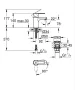 Grohe Quickfix Get S hidegindítású mosdócsaptelep push-open lefolyógarnitúrával matt fekete 235862430