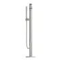 Grohe Eurocube egykaros kádtöltő csaptelep, rozsdamentes acél hatású 23672DC1