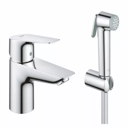 Grohe BauEdge egykaros mosdócsaptelep bidé kézizuhannyal, króm 23757001