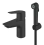 Grohe QuickFix Start Edge XS mosdócsaptelep kézizuhany szettel matt fekete 237732431