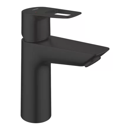 Grohe QuickFix Start Loop mosdócsaptelep Push-Open lefolyógarnitúrával, matt fekete