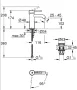 Grohe Essence egykaros hidegindítású csaptelep S-méret Click-Clack leeresztővel Króm 23797001