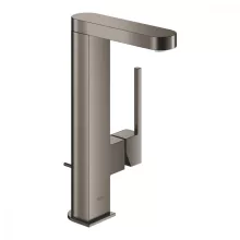   Grohe Plus egykaros mosdócsaptelep, L-es méret, húzórudas leeresztővel, szálcsiszolt grafit 23843AL3