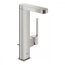   Grohe Plus egykaros mosdócsaptelep, L-es méret, húzórudas leeresztővel, rozsdamentes acél hatású 23843DC3