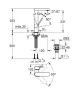 Grohe Plus L mosdócsaptelep click-clack leeresztővel, króm 23873003
