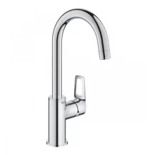   Grohe BauLoop egykaros mosdócsaptelep ClickClack leeresztővel, L-es méret, króm 23891001