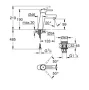 Grohe Concetto Egykaros mosdócsaptelep Click-Clack leeresztővel, króm 23932001