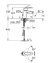 Grohe Eurosmart egykaros csaptelep láncos leeresztővel, S-es méret, króm 23966003