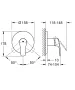 Grohe Eurosmart egykaros zuhanycsaptelep, króm 24042003