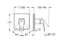 Grohe Eurocube egykaros zuhanycsaptelep, szálcsiszolt grafit 24061AL0