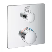   Grohe Grohtherm Square falsík alatti termosztátos zuhanycsaptelep, króm 24079000