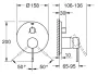 Grohe Essence falsík alatti csaptelep, rozsdamentes acél hatású 24092DC1