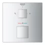 Grohe Grohtherm Cube termosztátos zuhanycsaptelep beépített elzáró/váltó szeleppel, króm 24154000
