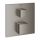 Grohe Grohtherm Cube termosztátos zuhanycsaptelep beépített elzáró/váltó szeleppel, szálcsiszolt grafit 24154AL0
