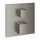 Grohe Grohtherm Cube termosztátos csaptelep, szálcsiszolt grafit 24155AL0