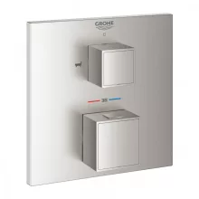   Grohe Grohtherm Cube termosztátos csaptelep, rozsdamentes acél hatású 24155DC0