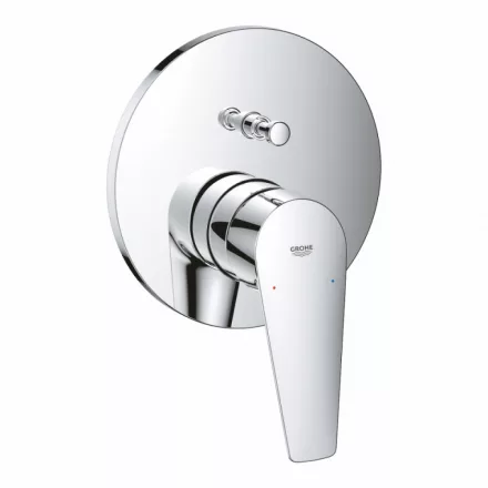 Grohe BauEdge egykaros falsík alatti csaptelep 2 funkciós, króm 24162001