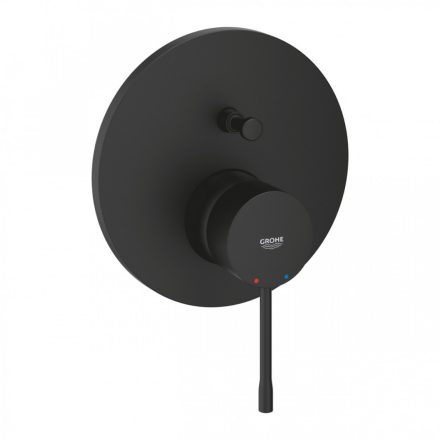 Grohe Essence egykaros zuhanycsaptelep zuhanyváltóval, fantom fekete 24167KF1