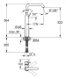 Grohe Essence egykaros mosdócsaptelep leeresztő nélkül, XL-es méret, króm 24170001