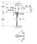 Grohe Essence egykaros mosdócsaptelep S-es méret, fantom fekete 24172KF1