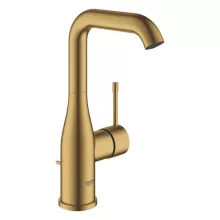   Grohe Essence egykaros mosdócsaptelep, L-es méret, elfordítható kifolyóval, szálcsiszolt világos arany 24174GN1