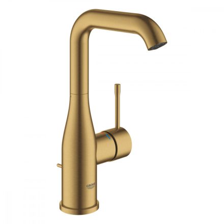 Grohe Essence egykaros mosdócsaptelep, L-es méret, elfordítható kifolyóval, szálcsiszolt világos arany 24174GN1