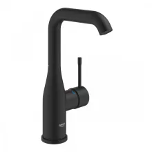   Grohe Essence egykaros mosdócsaptelep L-méret leeresztő nélkül, fantom fekete 24177KF1