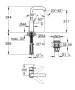 Grohe Essence egykaros mosdócsaptelep L-méret Króm 24182001