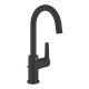 Grohe QuickFix Start egykaros mosdó csaptelep L méret húzórudas lefolyógarnitúrával, matt fekete 242032432