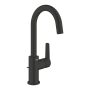Grohe QuickFix Start egykaros mosdó csaptelep L méret húzórudas lefolyógarnitúrával, matt fekete 242032432