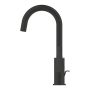Grohe QuickFix Start egykaros mosdó csaptelep L méret húzórudas lefolyógarnitúrával, matt fekete 242032432
