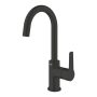 Grohe QuickFix Start egykaros mosdó csaptelep L méret húzórudas lefolyógarnitúrával, matt fekete 242032432