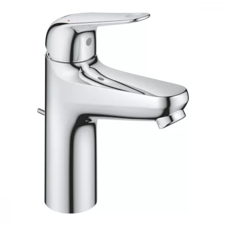 Grohe Euroeco egykaros mosdócsaptelep automata leeresztővel M-es méret, króm 24265001