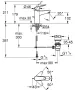 Grohe Euroeco egykaros mosdócsaptelep automata leeresztővel M-es méret, króm 24265001